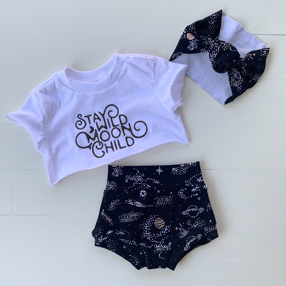 Moon Child bummies & tee